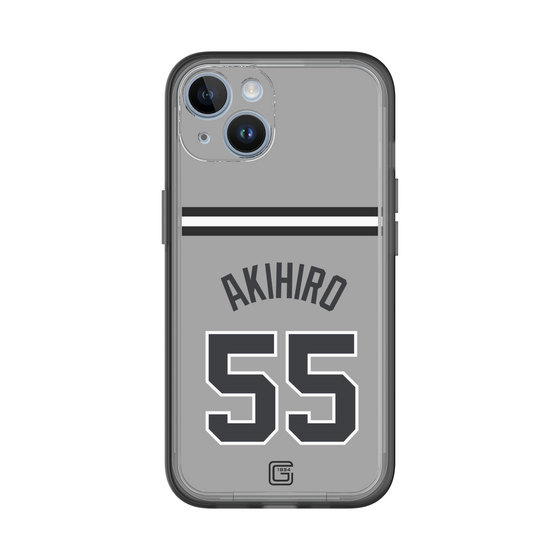 スリムプロテクションプレミアムケース［ 読売ジャイアンツ - #55 AKIHIRO - ビジター ］
