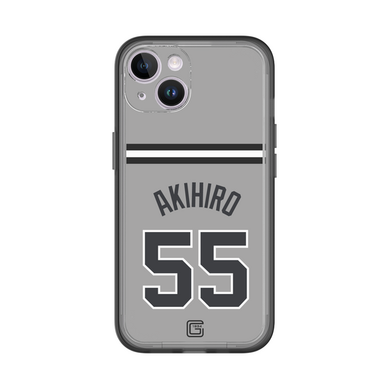 スリムプロテクションプレミアムケース［ 読売ジャイアンツ - #55 AKIHIRO - ビジター ］