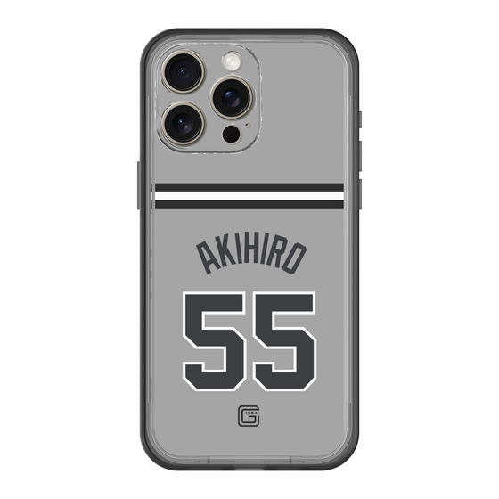 スリムプロテクションプレミアムケース［ 読売ジャイアンツ - #55 AKIHIRO - ビジター ］