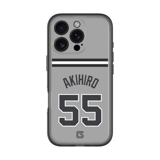 スリムプロテクションプレミアムケース［ 読売ジャイアンツ - #55 AKIHIRO - ビジター ］