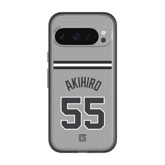 スリムプロテクションプレミアムケース［ 読売ジャイアンツ - #55 AKIHIRO - ビジター ］