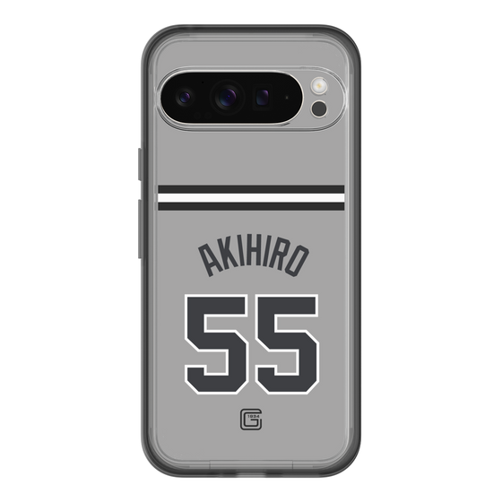 スリムプロテクションプレミアムケース［ 読売ジャイアンツ - #55 AKIHIRO - ビジター ］