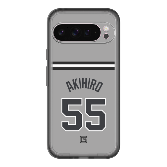 スリムプロテクションプレミアムケース［ 読売ジャイアンツ - #55 AKIHIRO - ビジター ］