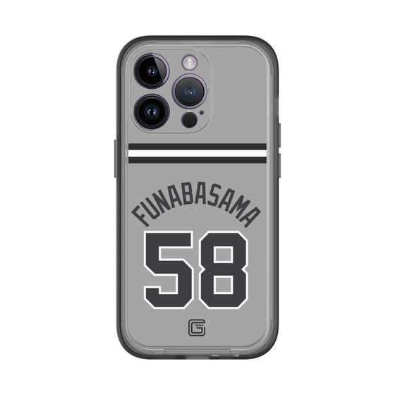スリムプロテクションプレミアムケース［ 読売ジャイアンツ - #58 FUNABASAMA - ビジター ］