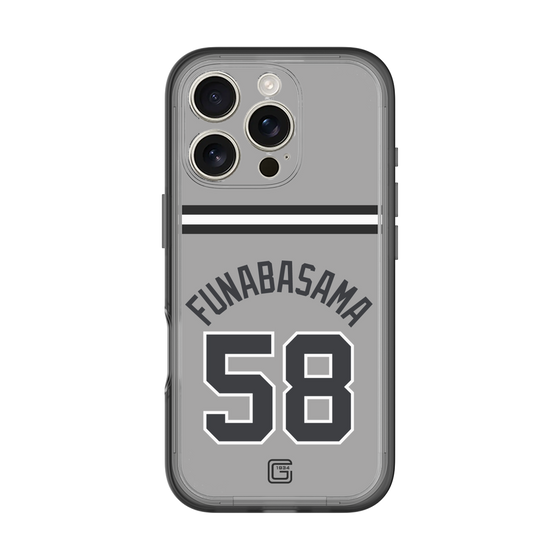 スリムプロテクションプレミアムケース［ 読売ジャイアンツ - #58 FUNABASAMA - ビジター ］