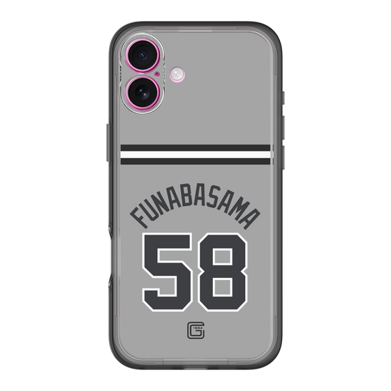 スリムプロテクションプレミアムケース［ 読売ジャイアンツ - #58 FUNABASAMA - ビジター ］