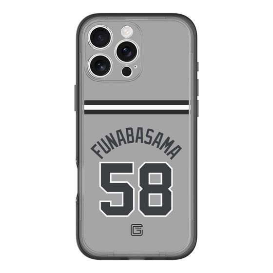 スリムプロテクションプレミアムケース［ 読売ジャイアンツ - #58 FUNABASAMA - ビジター ］
