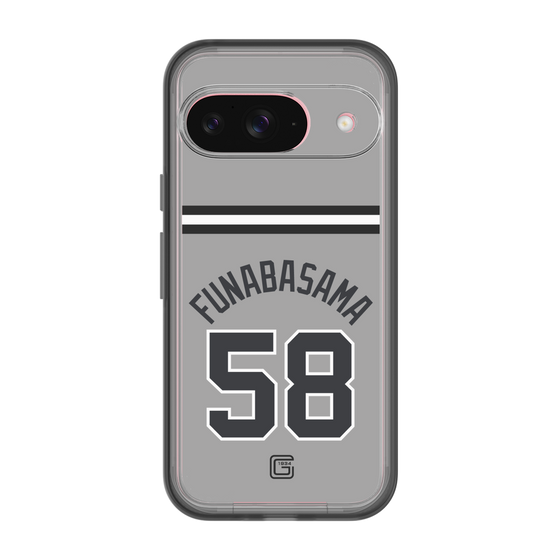 スリムプロテクションプレミアムケース［ 読売ジャイアンツ - #58 FUNABASAMA - ビジター ］