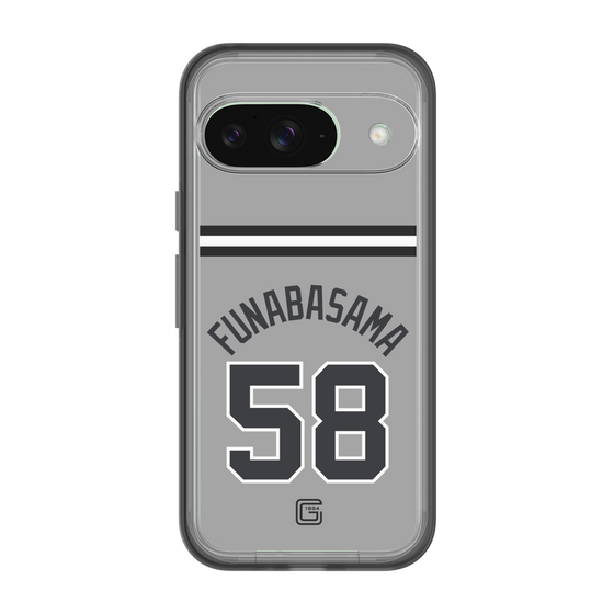 スリムプロテクションプレミアムケース［ 読売ジャイアンツ - #58 FUNABASAMA - ビジター ］