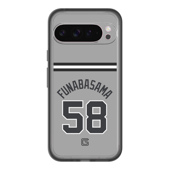 スリムプロテクションプレミアムケース［ 読売ジャイアンツ - #58 FUNABASAMA - ビジター ］