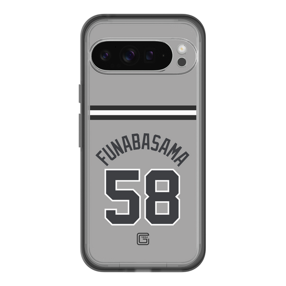 スリムプロテクションプレミアムケース［ 読売ジャイアンツ - #58 FUNABASAMA - ビジター ］