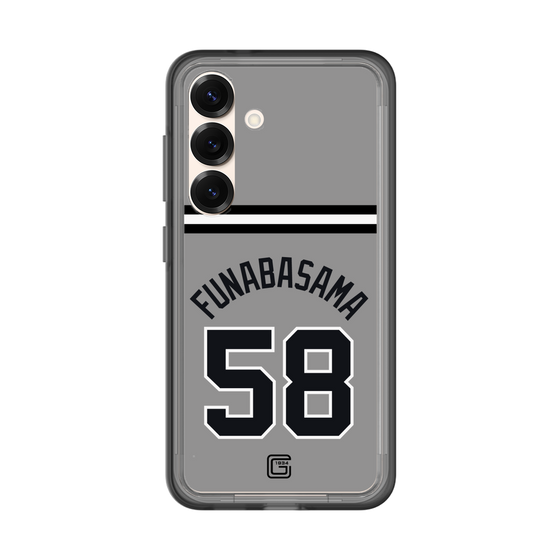 スリムプロテクションプレミアムケース［ 読売ジャイアンツ - #58 FUNABASAMA - ビジター ］