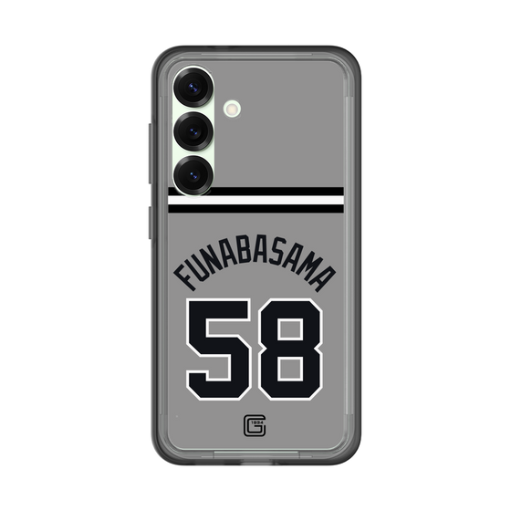 スリムプロテクションプレミアムケース［ 読売ジャイアンツ - #58 FUNABASAMA - ビジター ］