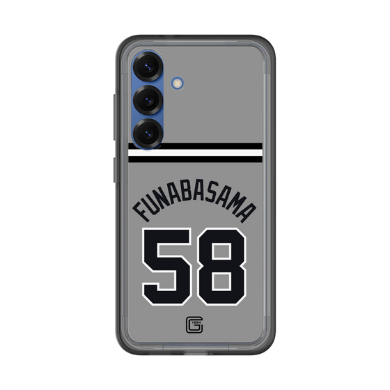 スリムプロテクションプレミアムケース［ 読売ジャイアンツ - #58 FUNABASAMA - ビジター ］