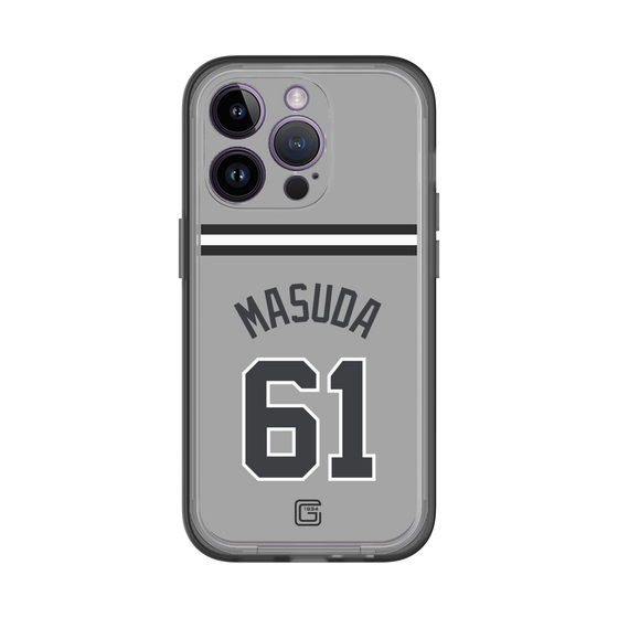 スリムプロテクションプレミアムケース［ 読売ジャイアンツ - #61 MASUDA - ビジター ］