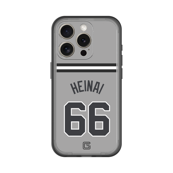 スリムプロテクションプレミアムケース［ 読売ジャイアンツ - #66 HEINAI - ビジター ］