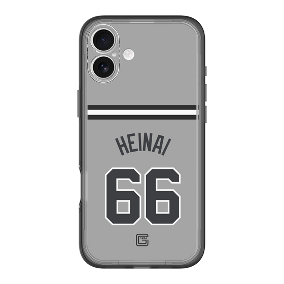 スリムプロテクションプレミアムケース［ 読売ジャイアンツ - #66 HEINAI - ビジター ］