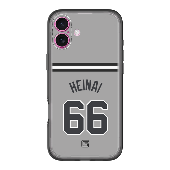 スリムプロテクションプレミアムケース［ 読売ジャイアンツ - #66 HEINAI - ビジター ］
