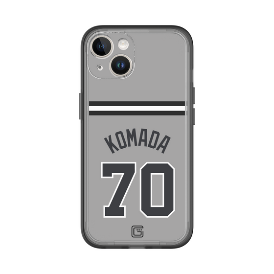 スリムプロテクションプレミアムケース［ 読売ジャイアンツ - #70 KOMADA - ビジター ］