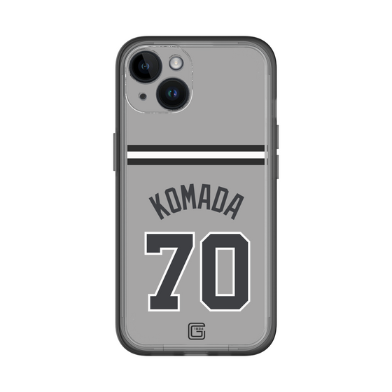 スリムプロテクションプレミアムケース［ 読売ジャイアンツ - #70 KOMADA - ビジター ］