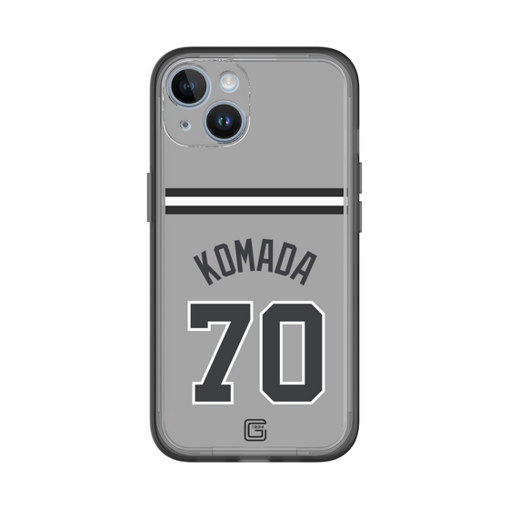 スリムプロテクションプレミアムケース［ 読売ジャイアンツ - #70 KOMADA - ビジター ］
