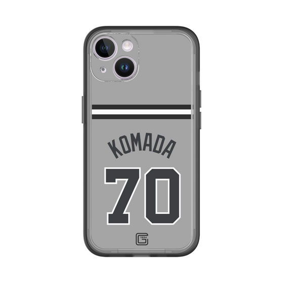 スリムプロテクションプレミアムケース［ 読売ジャイアンツ - #70 KOMADA - ビジター ］