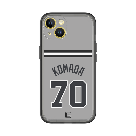 スリムプロテクションプレミアムケース［ 読売ジャイアンツ - #70 KOMADA - ビジター ］