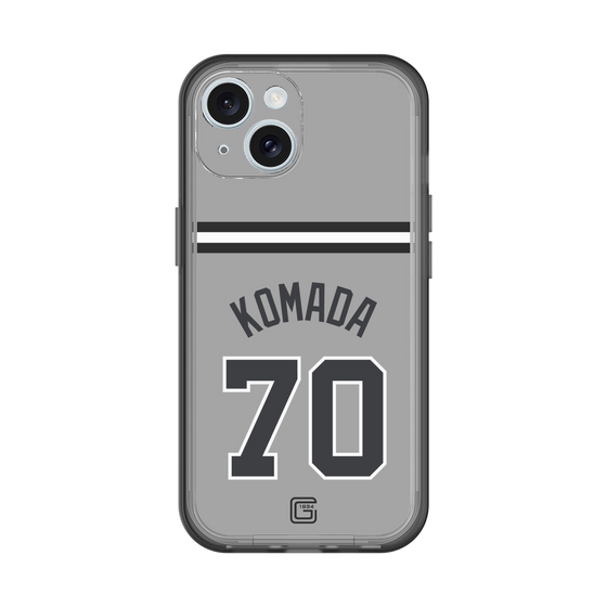 スリムプロテクションプレミアムケース［ 読売ジャイアンツ - #70 KOMADA - ビジター ］