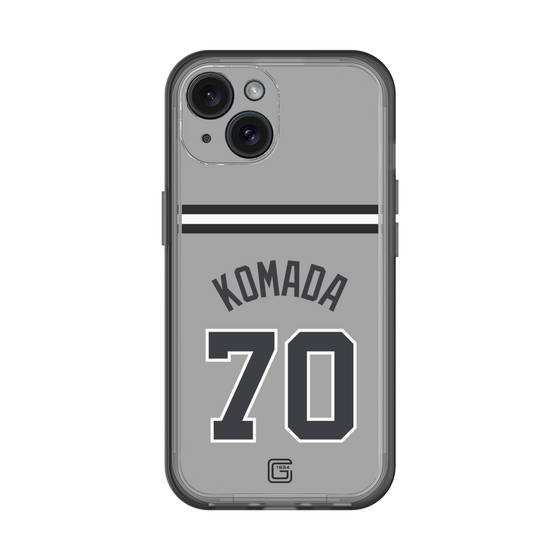 スリムプロテクションプレミアムケース［ 読売ジャイアンツ - #70 KOMADA - ビジター ］