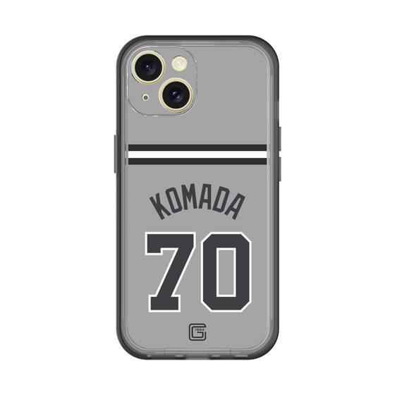 スリムプロテクションプレミアムケース［ 読売ジャイアンツ - #70 KOMADA - ビジター ］