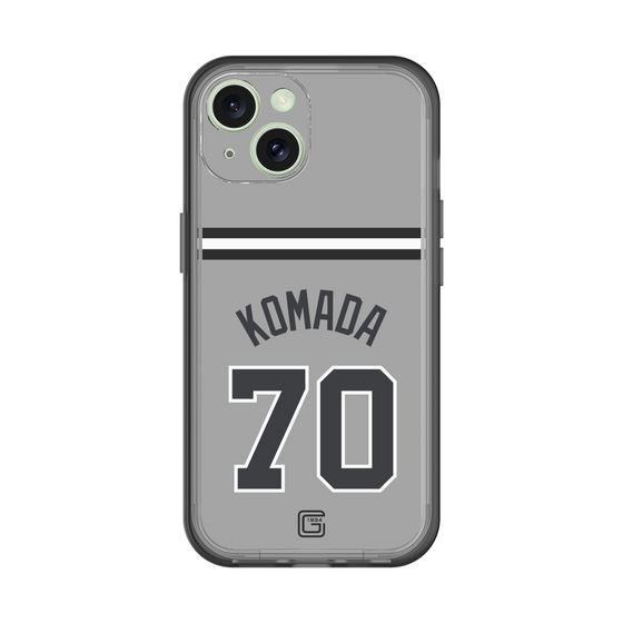 スリムプロテクションプレミアムケース［ 読売ジャイアンツ - #70 KOMADA - ビジター ］