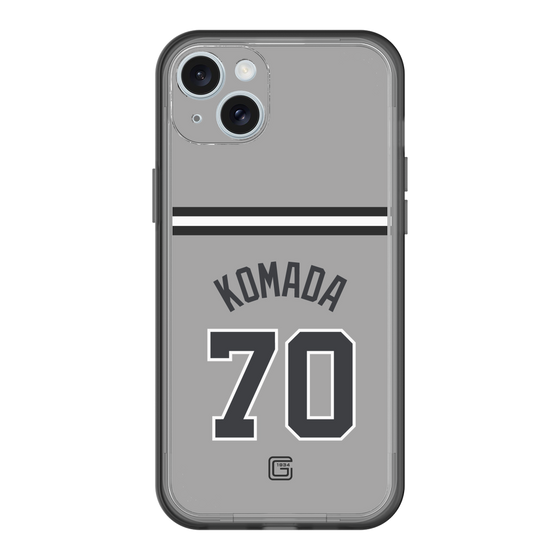 スリムプロテクションプレミアムケース［ 読売ジャイアンツ - #70 KOMADA - ビジター ］