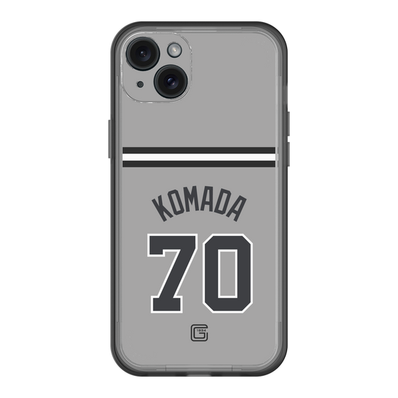 スリムプロテクションプレミアムケース［ 読売ジャイアンツ - #70 KOMADA - ビジター ］
