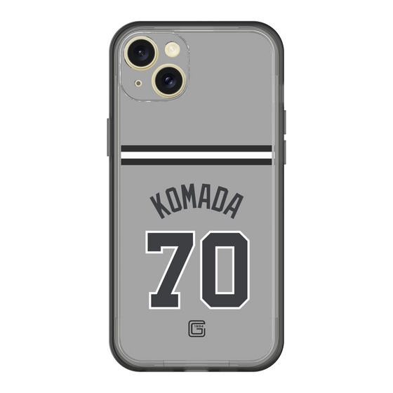 スリムプロテクションプレミアムケース［ 読売ジャイアンツ - #70 KOMADA - ビジター ］