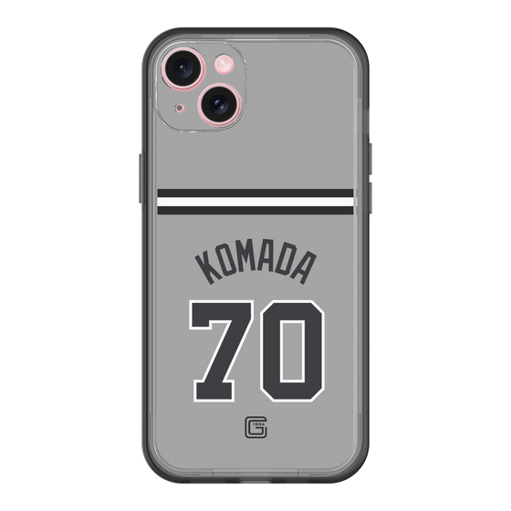 スリムプロテクションプレミアムケース［ 読売ジャイアンツ - #70 KOMADA - ビジター ］