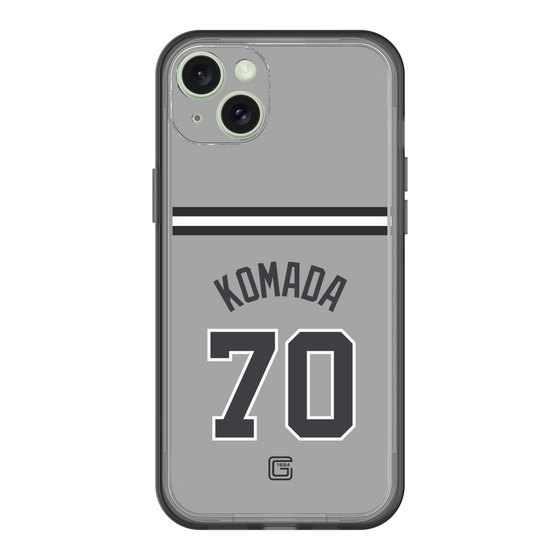 スリムプロテクションプレミアムケース［ 読売ジャイアンツ - #70 KOMADA - ビジター ］