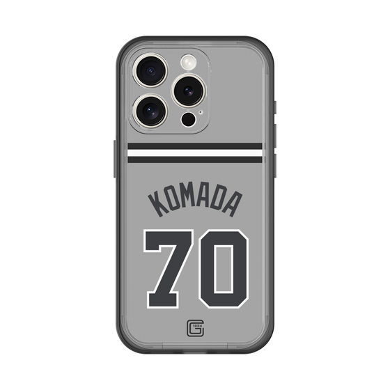 スリムプロテクションプレミアムケース［ 読売ジャイアンツ - #70 KOMADA - ビジター ］