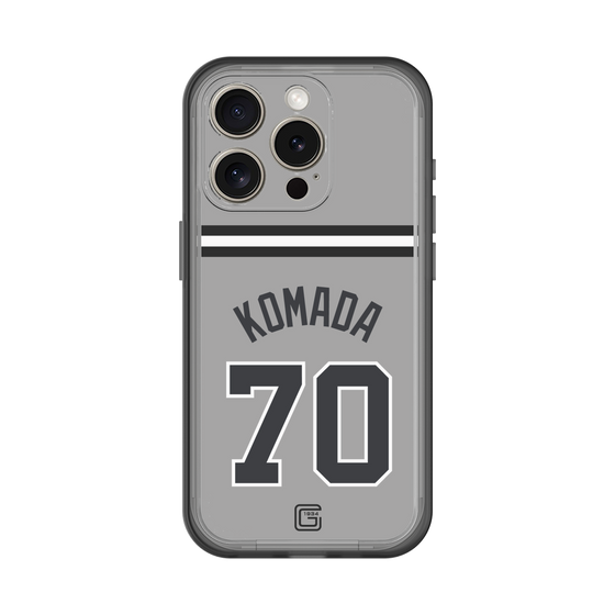スリムプロテクションプレミアムケース［ 読売ジャイアンツ - #70 KOMADA - ビジター ］