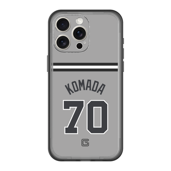 スリムプロテクションプレミアムケース［ 読売ジャイアンツ - #70 KOMADA - ビジター ］