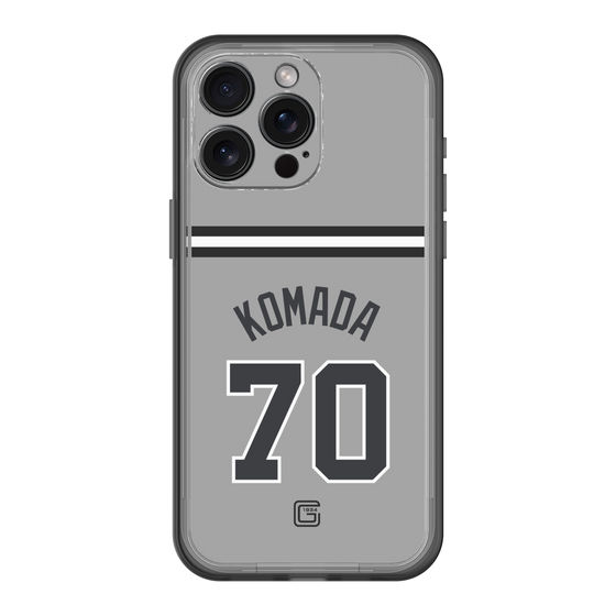 スリムプロテクションプレミアムケース［ 読売ジャイアンツ - #70 KOMADA - ビジター ］