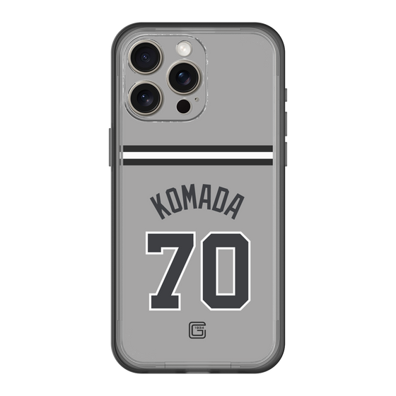 スリムプロテクションプレミアムケース［ 読売ジャイアンツ - #70 KOMADA - ビジター ］