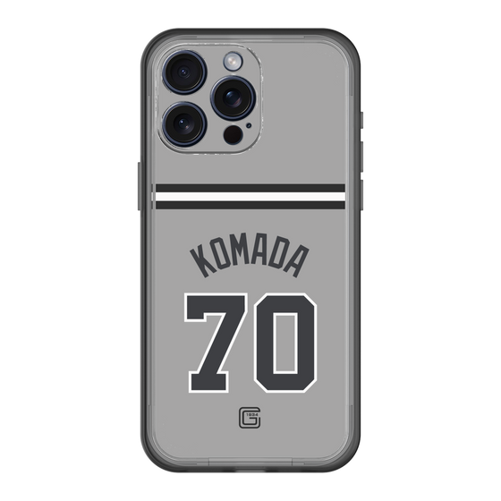 スリムプロテクションプレミアムケース［ 読売ジャイアンツ - #70 KOMADA - ビジター ］