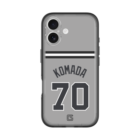 スリムプロテクションプレミアムケース［ 読売ジャイアンツ - #70 KOMADA - ビジター ］