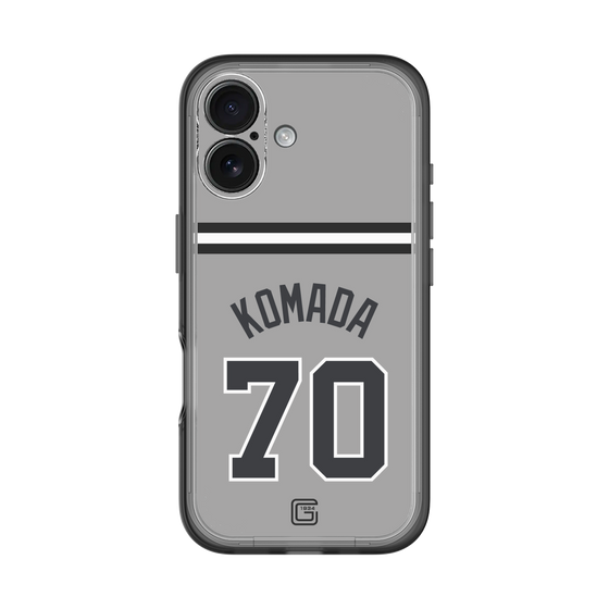 スリムプロテクションプレミアムケース［ 読売ジャイアンツ - #70 KOMADA - ビジター ］