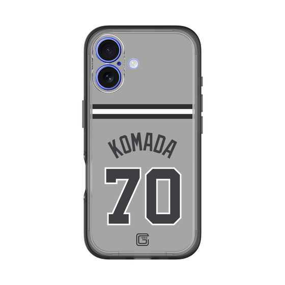 スリムプロテクションプレミアムケース［ 読売ジャイアンツ - #70 KOMADA - ビジター ］