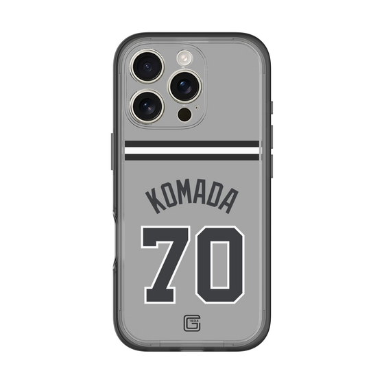 スリムプロテクションプレミアムケース［ 読売ジャイアンツ - #70 KOMADA - ビジター ］