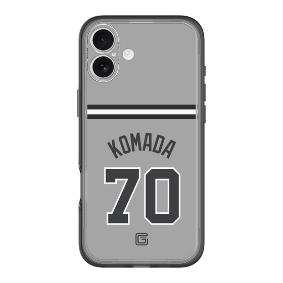 スリムプロテクションプレミアムケース［ 読売ジャイアンツ - #70 KOMADA - ビジター ］
