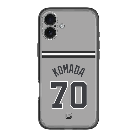 スリムプロテクションプレミアムケース［ 読売ジャイアンツ - #70 KOMADA - ビジター ］