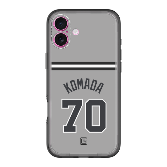 スリムプロテクションプレミアムケース［ 読売ジャイアンツ - #70 KOMADA - ビジター ］
