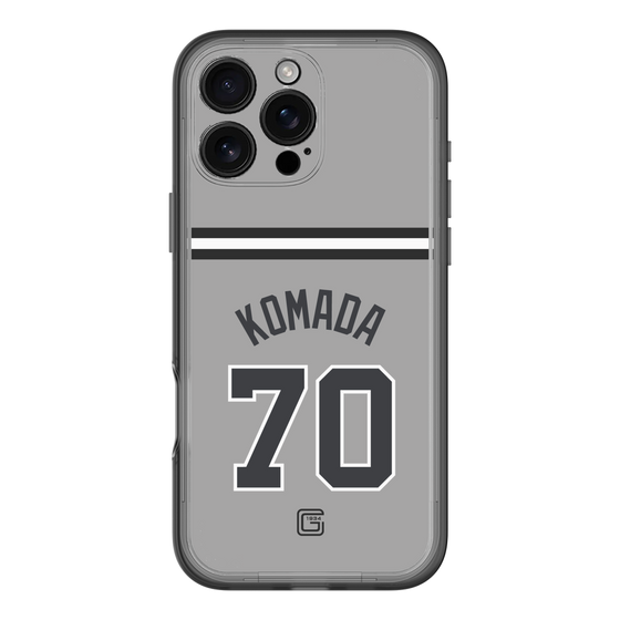 スリムプロテクションプレミアムケース［ 読売ジャイアンツ - #70 KOMADA - ビジター ］
